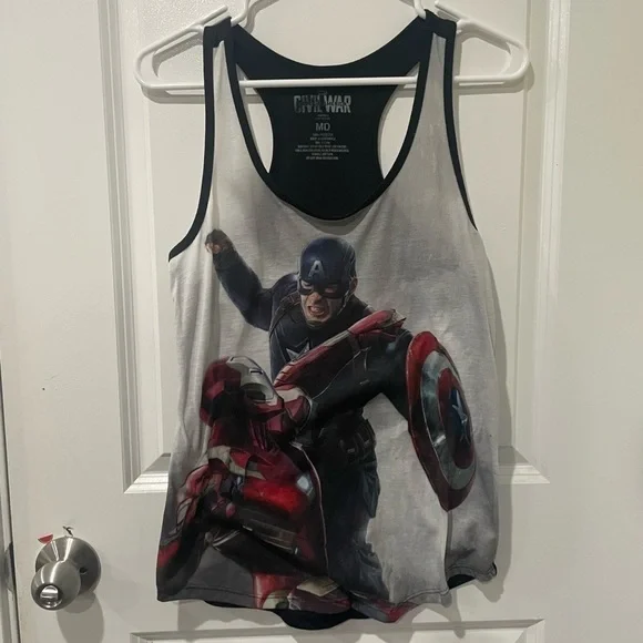 Preloved Disney Civil War Tank - Picture 2 of 5